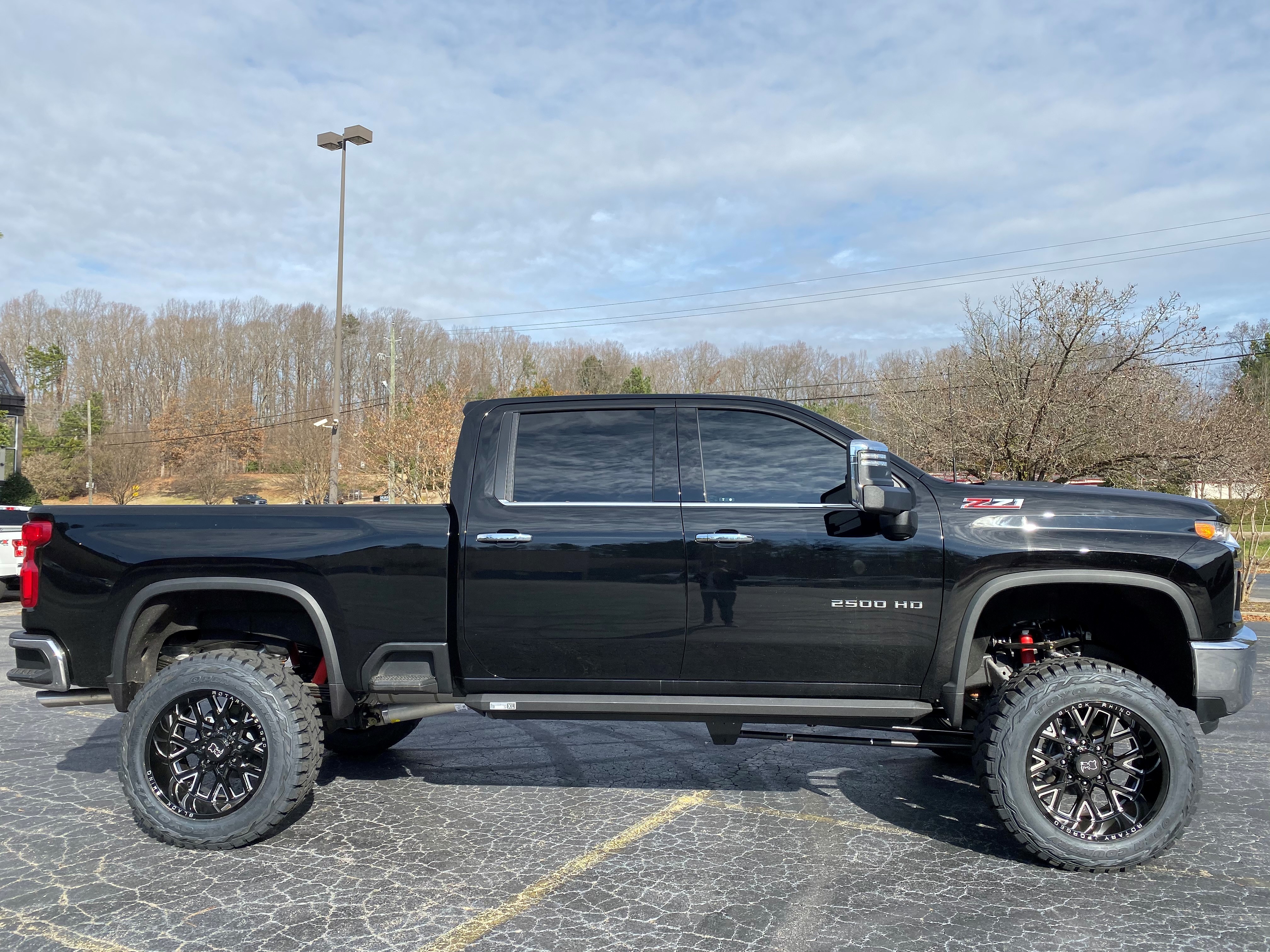 Lifted Silverado built by DSI